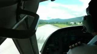 Cessna 208B Grand Caravan taking off at Pai airport, Maehon