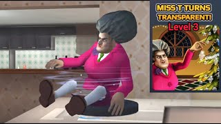 Scary Teacher 3D Miss T Turns Transparent Level 3