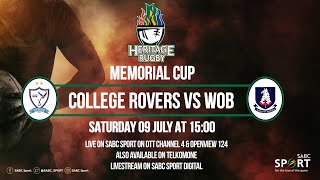 Heritage Rugby | College Rovers vs WOB