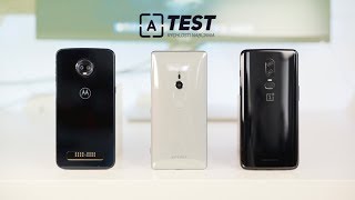 Test rýchlosti nabíjania  | OnePlus 6, moto z3 play, Xperia XZ2