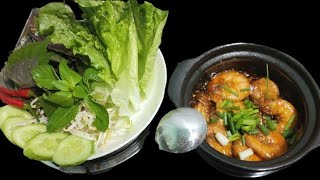 Nấu ăn ngon|🇻🇳 Hậu trường phân đoạn.tôm rim MẶN NGỌT #tôm_rim_mặn_ngọt #food