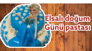 İKİ KATLI ELSALI DOĞUM GÜNÜ PASTASI NASİL YAPİLİR