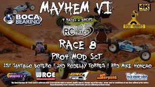 MAYHEM VI Race8 | A-Main | Pro4 MOD SCT | May 26, 2024