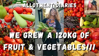 We Grew A 120kg Of Fruit & Vegetables!!! | Allotment Garden Tour | Life@thehamids