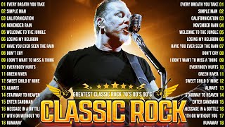 Best Of Classic Rock Songs Of All Time🔥ACDC,Bon Jovi,Metallica, Guns N' Roses, U2⚡Classic Rock Songs