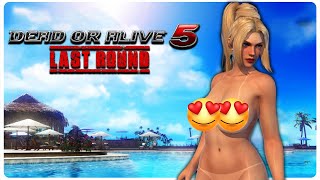 Rachel lets them bounce in a transparent white dress💥😵😍| 4k Dead or Alive 5 mods