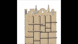 SVG, DXF, PDF, CDR files for laser cutting Advent calendar 20 or 24 different windows,Fancy shutters