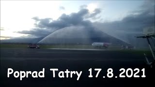 Vodna Brana WizzAir Airbus 321 Poprad Tatry 17.8.2021