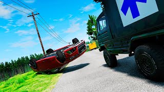 UNAVOIDABLE ACCIDENTS ON THE HIGHWAY NEAR THE FOREST | BeamNG Drive #beamng #crashesbeamng  #dummy