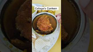 college's canteen Food 🥴🥺 || Sister Nibedita University || SNU || Fish Thali #food #Viral #trending