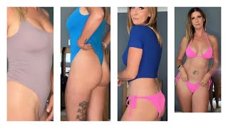 Bodysuit and Bikini Try On Haul - Skims Summer 2023