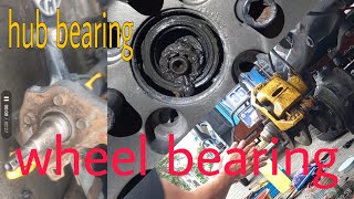 wheel bearing/hub bearing replacement DIY @kuyajunkulot