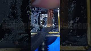 Nokia CPU Removing from PCB #shorts #BgaReballing #solderingtips #MobileRepairTrick