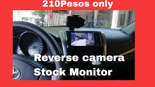 Reverse Camera Wiring for stock 2Den Monitor #vios #tatalinotv