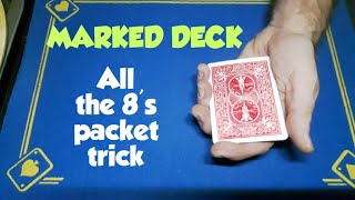 Fantastic idea for a MARKED DECK packet card trick