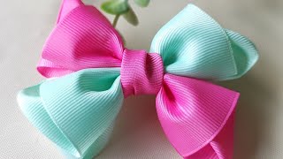 TUTORIAL CRAFT PITA RAMBUT #tutorial #diy #ribbonbow #craft