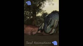 T.Rex vs V.Rex | Animation #shorts