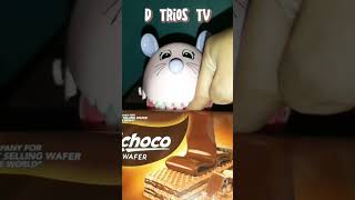 Little Pink Mouse! - Don't Try to Touch his Choco Wafer #trending #fun #sounds #viral #shorts