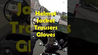 Heart-Stopping Motorcycle Crash in Amsterdam | Stay Focused #shorts