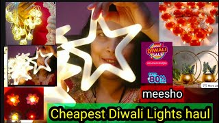 meesho Cheapest Diwali Lights haul | meesho colour haul | meesho maha diwali sale.