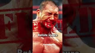 BATISTA Almost Got Fired By VINCE MCMAHON Because of This...