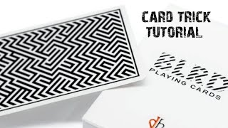 card trick tutorial and can you SEE the markings??/ BLRD MARKED DECK