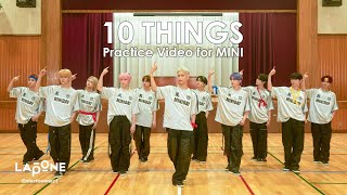 INI｜'10 THINGS' Practice Video for MINI