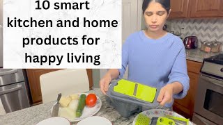 10 SMART KITCHEN AND HOME PRODUCTS-WORTH BUYING - TIME SAVING KITCHEN ESSENTIALS - USA TELUGU VLOGS