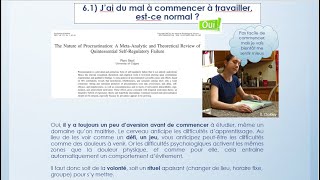 apprendre à apprendre-partie 6 : comment se mettre au travail et y rester ?