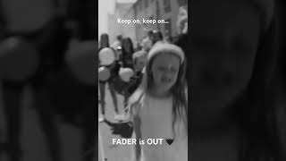 Keep on, keep on… My new single FADER and official music video is out now🖤