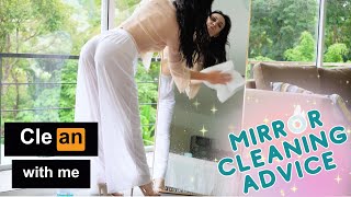 4K transparent cleaning mirror | How to clean a mirror