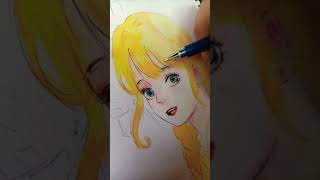 beautiful girl drawing || Art today || #drawing #shorts