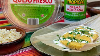 Cheese and Jalapeño Tamales