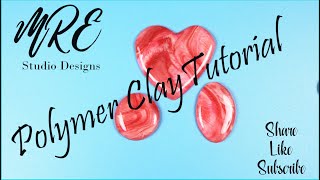 Polymer Clay Tutorial - Faux Stone Rhodochrosite Experiment