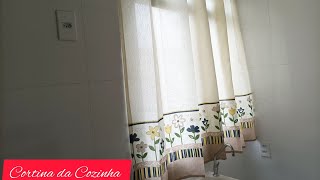 Instalei a cortina da Cozinha no apto #decoração #cortinas #construtoratenda #apartamento #apto