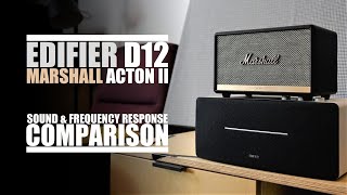 DSAUDIO.review ||  Edifier D12 vs Marshall Acton II  || sound.DEMO