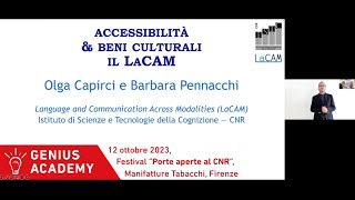 07 Genius Academy - Accessibilità e Beni Culturali a cura di O. Capirci, C. Pennacchi e B. Leporini