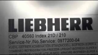 Холодильник LIEBHERR 40560 замена датчика в холодильной камере