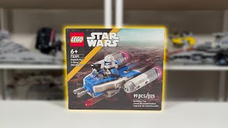 LEGO Star Wars 75391 Captain Rex Y-Wing Microfighter Speed Build