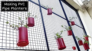 Making PVC Pipe Planter | Gardening Crafts | Cement Crafts #crafts #gardening #diy #aesthetic