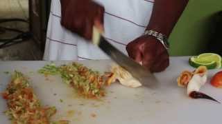 Freeport Bahamas Conch Salad at Billy Joes