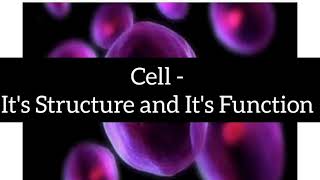 #Explanation of Chapter -   Cell- Its Structure and its Function # Class- 8th#Science  👍