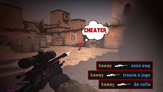 NÃO tem jogo perdido no CSGO   Puxei a AWP e DECIDI O JOGO🔥