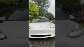 Tesla ASMR Pedestrian Sounds #shorts