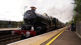 *1080p* 7029 Clun Castle and 47593 Galloway Princess Charters at Tamworth *07/09/19*