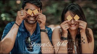 Save The Date,  Shreya & Akhil. Covered by Wedding bells Photography