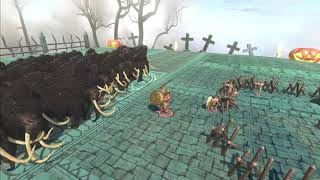 How Achilles and his Spartans stood up to a herd of mammoths????? Animal Revolt Battle Simulator