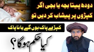 Doodh pety bachy ny agr kapron pr pishaab kr dia to kapry pak hon gy ya napak | Allama Ajmal