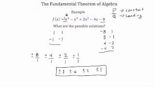 The Fundamental Theorem of Algebra PT 1