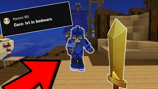 I DID YOUTUBERS INTENSE DARES IN BEDWARS!! (Part 6) [Blockman Go]